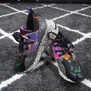 Steve Madden Glitter Iridescent Reflector Sneaker